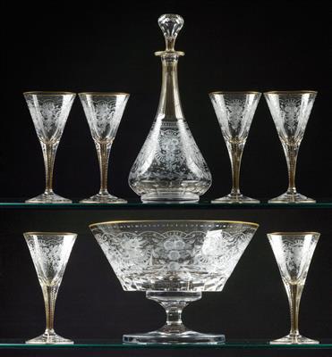 Moser – A glass service, - Sklo, Porcelán