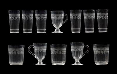Lobmeyr-Trinkgläser, - Glas und Porzellan