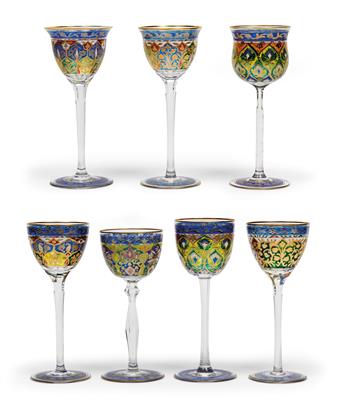 Wine glasses "Jodphur", - Glass and porcelain