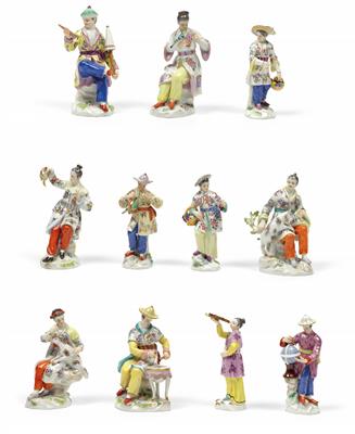 “Japanese people” from the series foreign nations, - Glass and porcelain