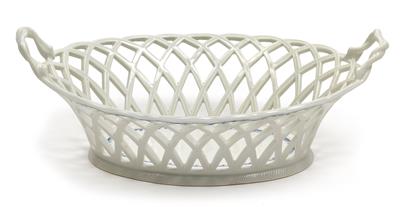 A lattice basket, - Sklo, Porcelán