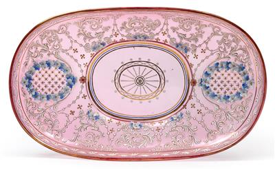 A Lobmeyr bowl, - Glass and porcelain