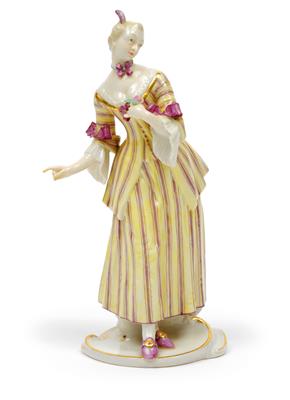 Lucinda, from the "commedia dell' arte - Sklo a Porcelán