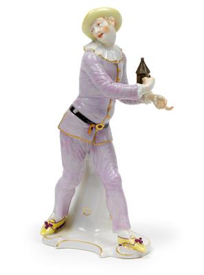 Pierrot, from the "commedia dell' arte" - Sklo a Porcelán