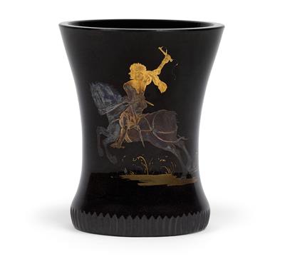A Ranftbecher cup, - Glass and Porcelain