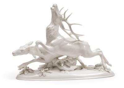 A stag group, - Sklo a Porcelán