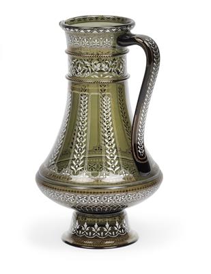Lobmeyr-Krug aus der "Indischen Serie", - Glas und Porzellan