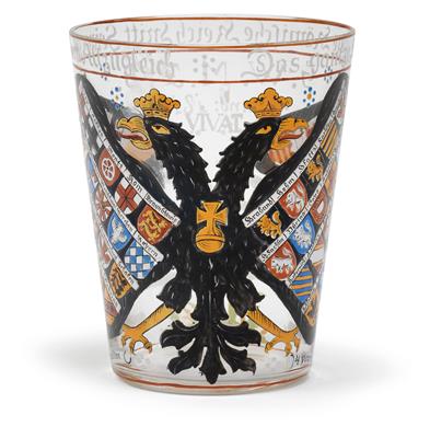 Lobmeyr-Kurfürsten-Becher, - Glas und Porzellan