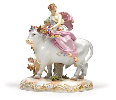 Europe mounted on the bull, - Glass and Porcelain