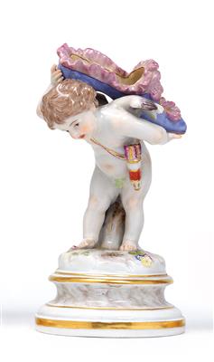 CUPID UNDER A SLIPPER, - Vetri e porcellane