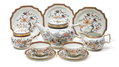 A Tea Service, - Glass and Porcelain