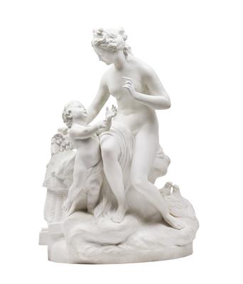 Venus and Cupid, - Glass and Porcelain