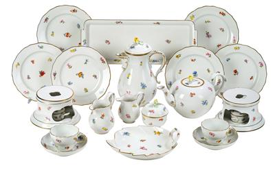 A Coffee and Tea Service, - Glass and Porcelain