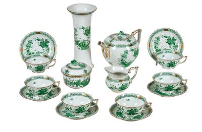 A Tea Service, - Glass and Porcelain