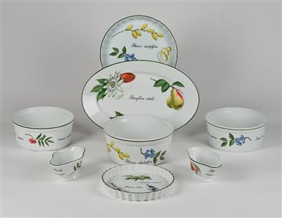 "Elysian Garden", Apilco France - Glass and Porcelain