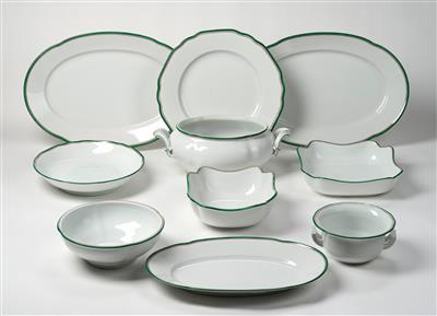 An Elegant Dinner Service, Augarten - Glass and Porcelain