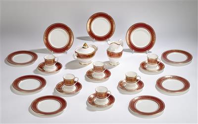 A Coffee Service,  Royal Doulton - Glass and Porcelain