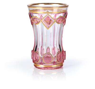 A Footed Beaker, France, mid-19th century - Glass and Porcelain