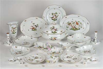 A Dinner Service, Herend - Glass and Porcelain