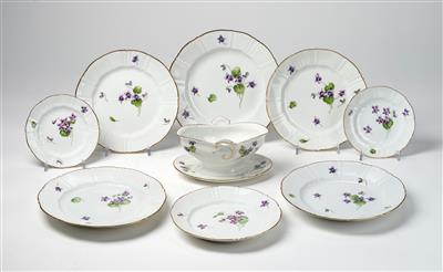 Elements of a Dinner Service, Denmark c. 1960 - Glass and Porcelain