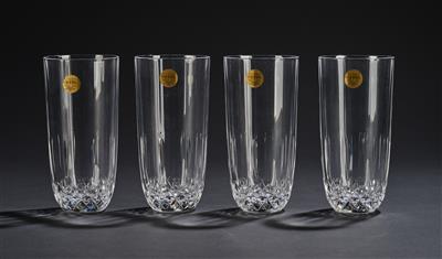 Trinkgläser, Deutschland um 1980, - Glas und Porzellan