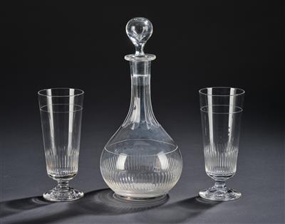 A Set of Glasses, Germany early 20th century, - Sklo a porcelán