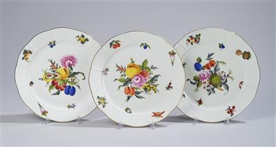 6 Speiseteller, Herend, - Sklo a porcelán