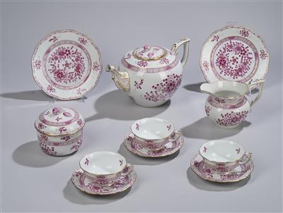 Teeservice, Herend, - Glass and Porcelain Christmas Auction