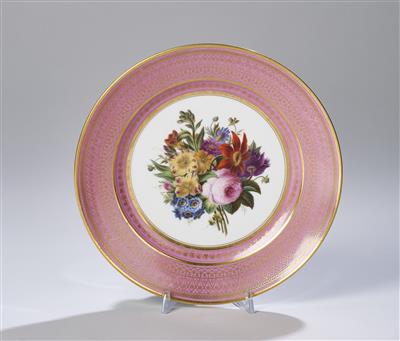 Französischer Blumenteller, Sèvres - Vetri e porcellane