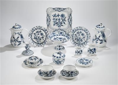 Meißen Zwiebelmuster Kaffeeservice, 1820-1860 - Glas & Porzellan