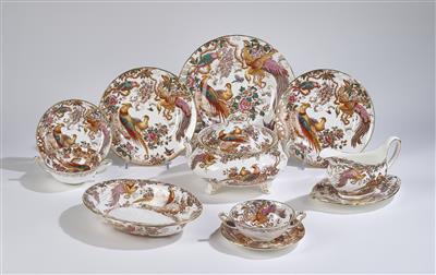 Speiseservice, Royal Crown Derby English Bone China, Dekor "Olde Avesbury", 1979- 1989, - Vetri e porcellane