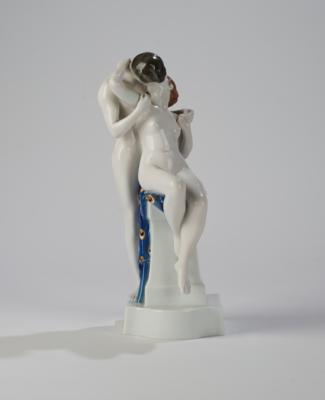 "Liebesfrühling" Rosenthal, Entwurf Richard Aigner, Erstausformung 1913, - Glas und Porzellan