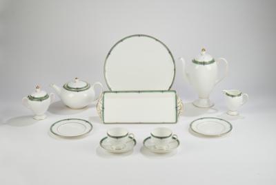 Kaffee-Teeservice, Wedgwood, Dekor JADE, - Glass & Porcelain