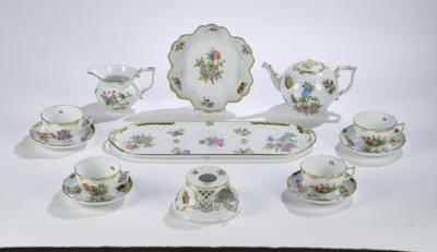 Teeservice "Victoria Bord d'Or", Herend um 1995, - Sklo a Porcelán