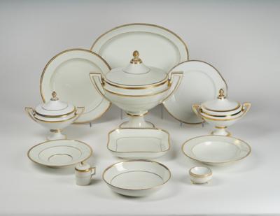 Wiener Speiseservice, Kaiserliche Manufaktur 1808 bis 1816, - Glass & Porcelain