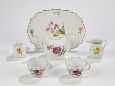 Meißen um 1910, Porzellan, 6 Teile - Sklo a porcelán