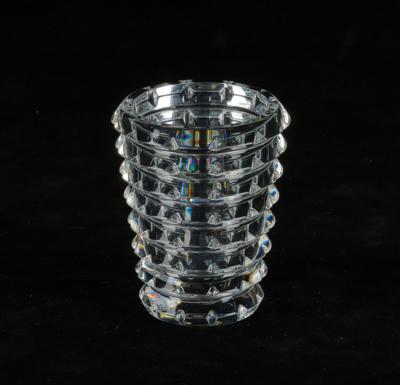 Baccarat France Kristall Glas-Vase um 1980, - Trouvaillen aus Glas & Porzellan