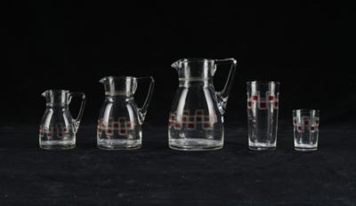 Trinkservice Böhmen um 1920- 1930, 31 Teile - Trouvaillen aus Glas & Porzellan