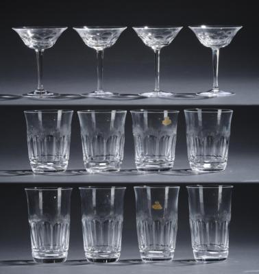 Trinkservice, - Trouvaillen aus Glas & Porzellan