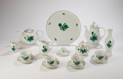 Kaffee- Teeservice, Dekor Maria Theresia, Augarten, Wien um 1980, - Glass & Porcelain