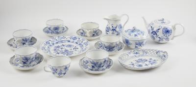 Zwiebelmuster Teeservice, Meißen und 1980, - Glass & Porcelain