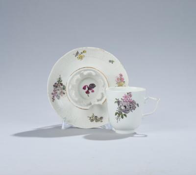 Trembleuse, Meissen um 1770, - Sklo a porcelán