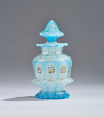 Flakon mit Stöpsel, Johann Loetz, Annathal bei Schüttenhofen um 1840, - Glass and Porcelain