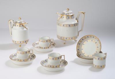 Kaffeeserviceteile, Kaiserliche Manufaktur, Wien 1790/91, - Glass and Porcelain
