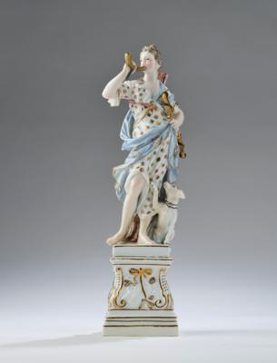 Seltene Figur der Diana, Meissen, Marcolini Periode, - Glass and Porcelain