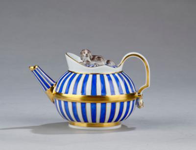 Teekanne mit Hund "Limitierte Meissner Kunstwerke", Meissen 2014 - Glass and Porcelain