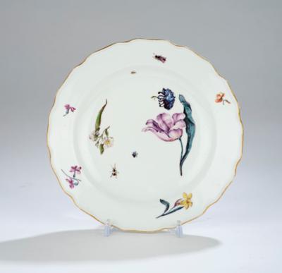 Teller, Meissen um 1740, - Sklo a porcelán