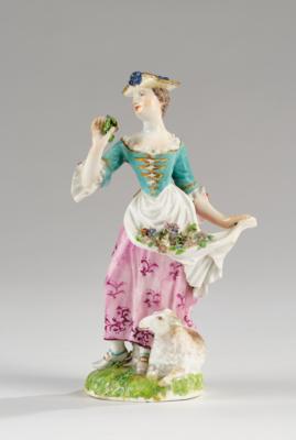 Schäferin, Meissen 1763-1774, - Glass and Porcelain