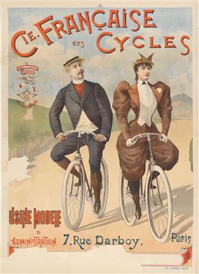 ANONYM "Cie. Francaise des Cycles" - Posters, Advertising Art, Comics, Film and Photohistory