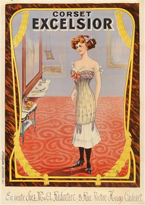 ANONYM "Corset Excelsior" - Plakate, Reklame, Comics, Film- und Fotohistorika